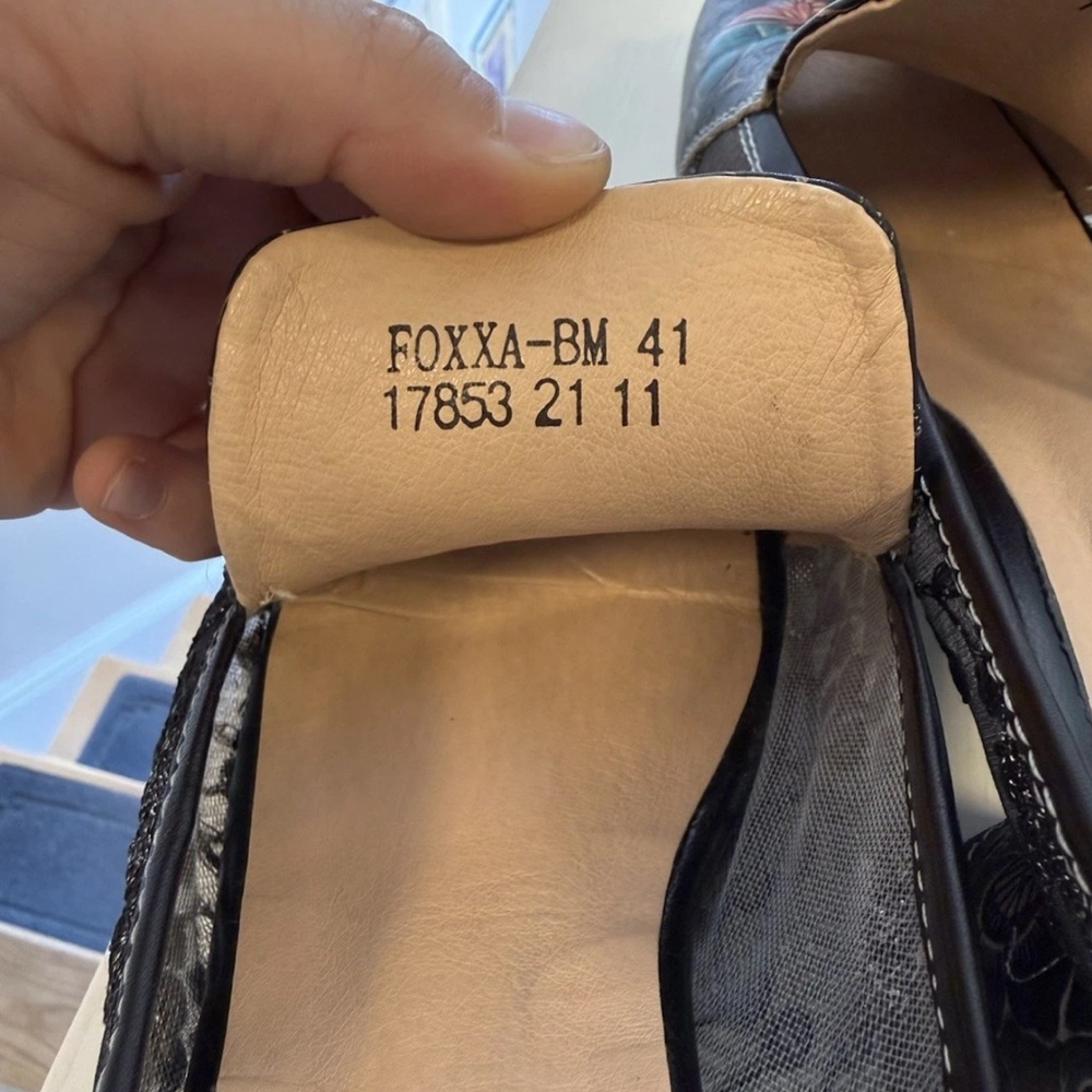 L’Artiste Colorful Floral Leather Mules - Picture 8 of 10